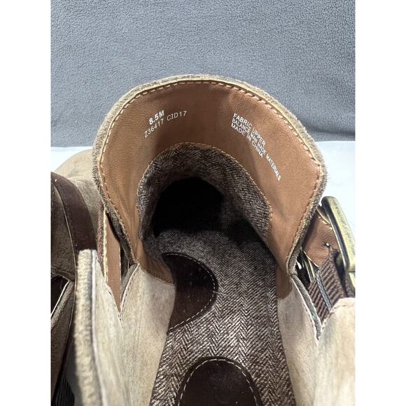 BOC Born Concept Sophie Ankle Boots Booties Women Size 8.5 Brown Taupe Comfort - Picture 13 of 15